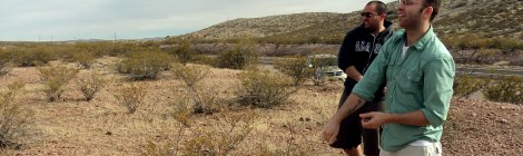 New Mexico - guys throwing rocks