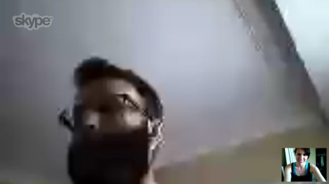 Andy on Skype in Dhaka
