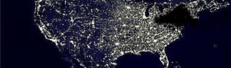 Northeast 2003 Blackout Satellite image