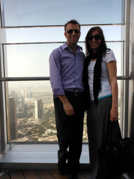 Burj Khalifa observation deck.