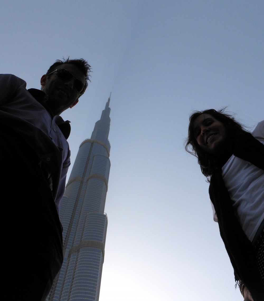Burj Khalifa from the ground.