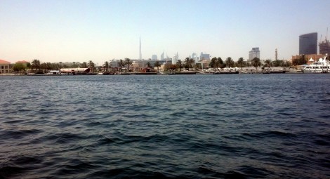 Burj Khalifa from Dubai Creek.