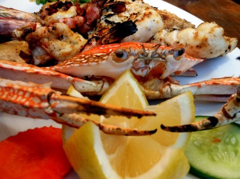 Seafood Platter at Bait Al Wakeel along the Dubai Creek.