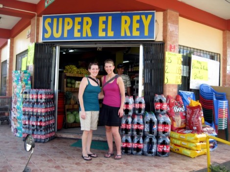 Supermarket in La Ceiba, Honduras.