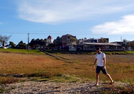 Waterfront in Guatapé, Colombia.