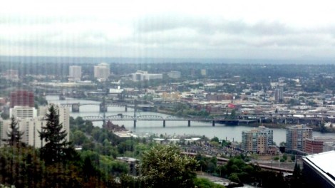 View from OHSU.