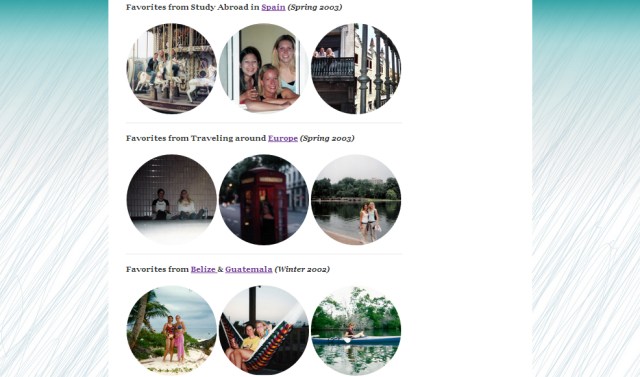 Travel Timeline & Gallery