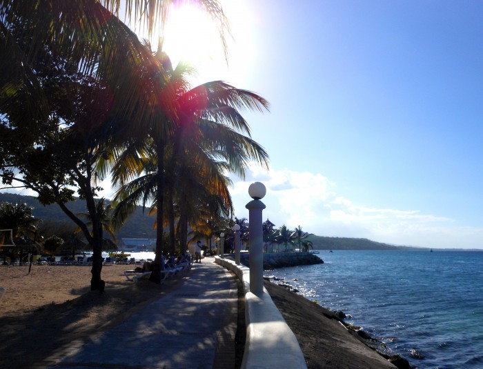 Sun in Ocho, Rios Jamaica on Babymoon